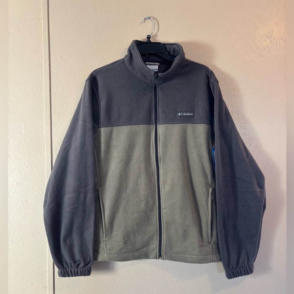 NWT Columbia men’s Mount Grant Fleece Full Zip jacket sz L